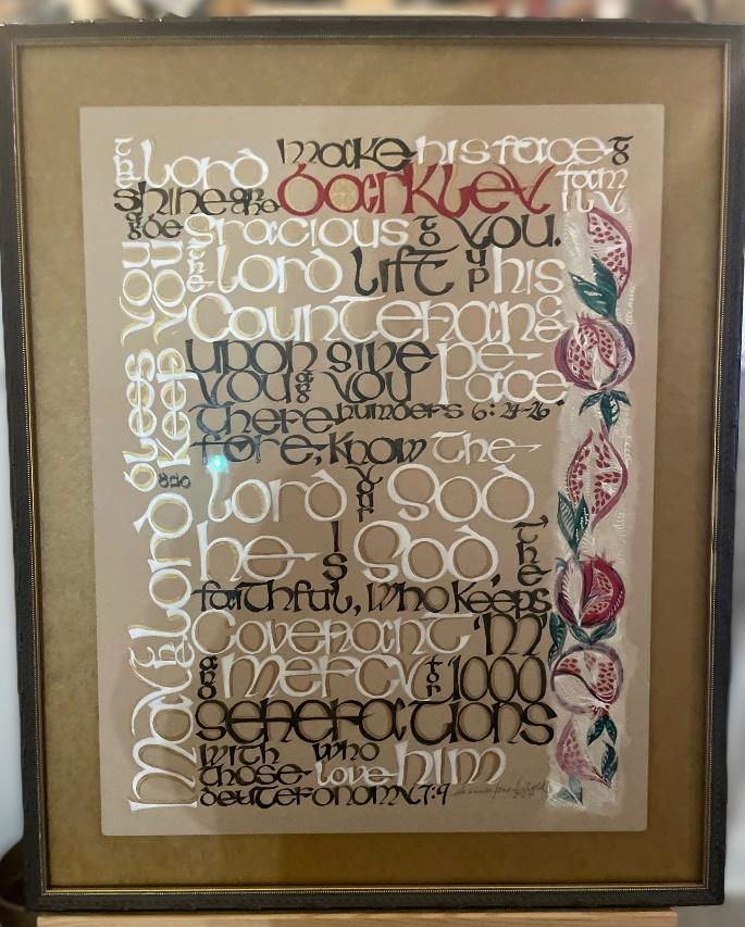 1000th Generational Blessing - Original - owned by The Barkley Family